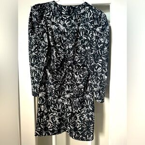 Topshop floral print mini dress